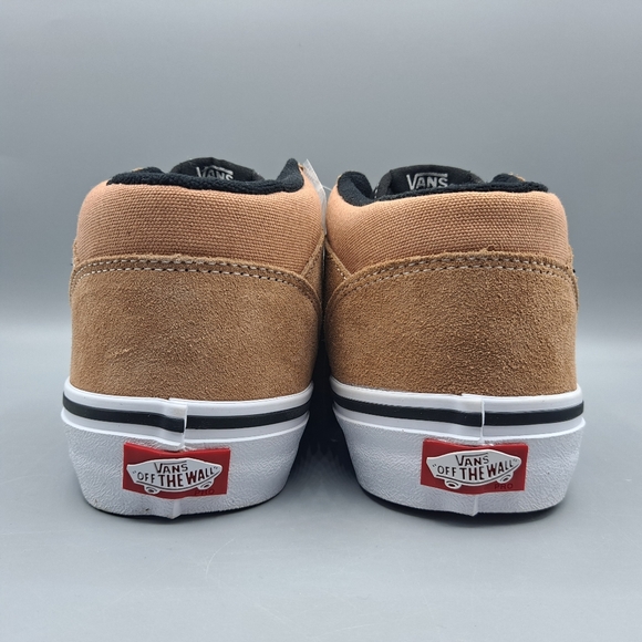 New Vans Half Cab Pro Camel Beige and Black Skateboarding Shoes Men's 7.5 - Picture 6 of 9